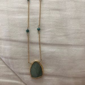 Green Stone Necklace ACCEPTING OFFERS